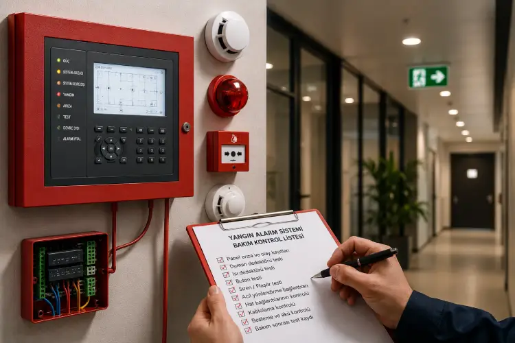 Yangın alarm sistemlerinde bakım takvimi nasıl hazırlanır?